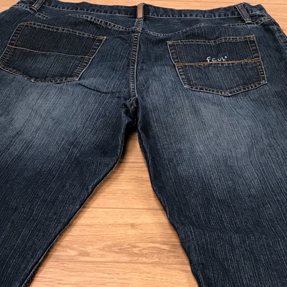 FCUK Jeans Regular Straight Leg Dark Wash Size 38 - Picture 7 of 10